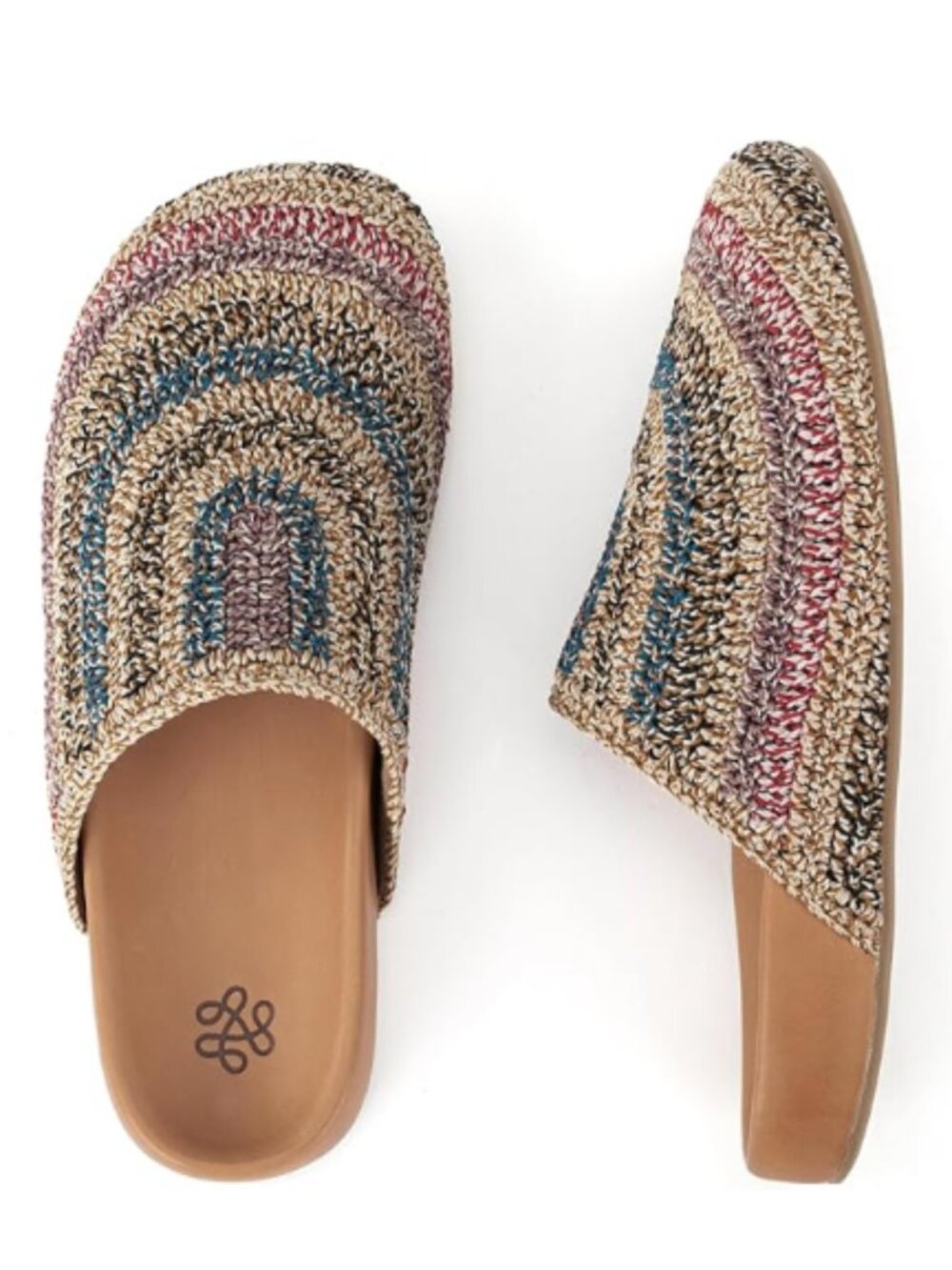 THE SAK Bolinas Clogs With Leather Footbed Ubud Stripe - Picture 2 of 5